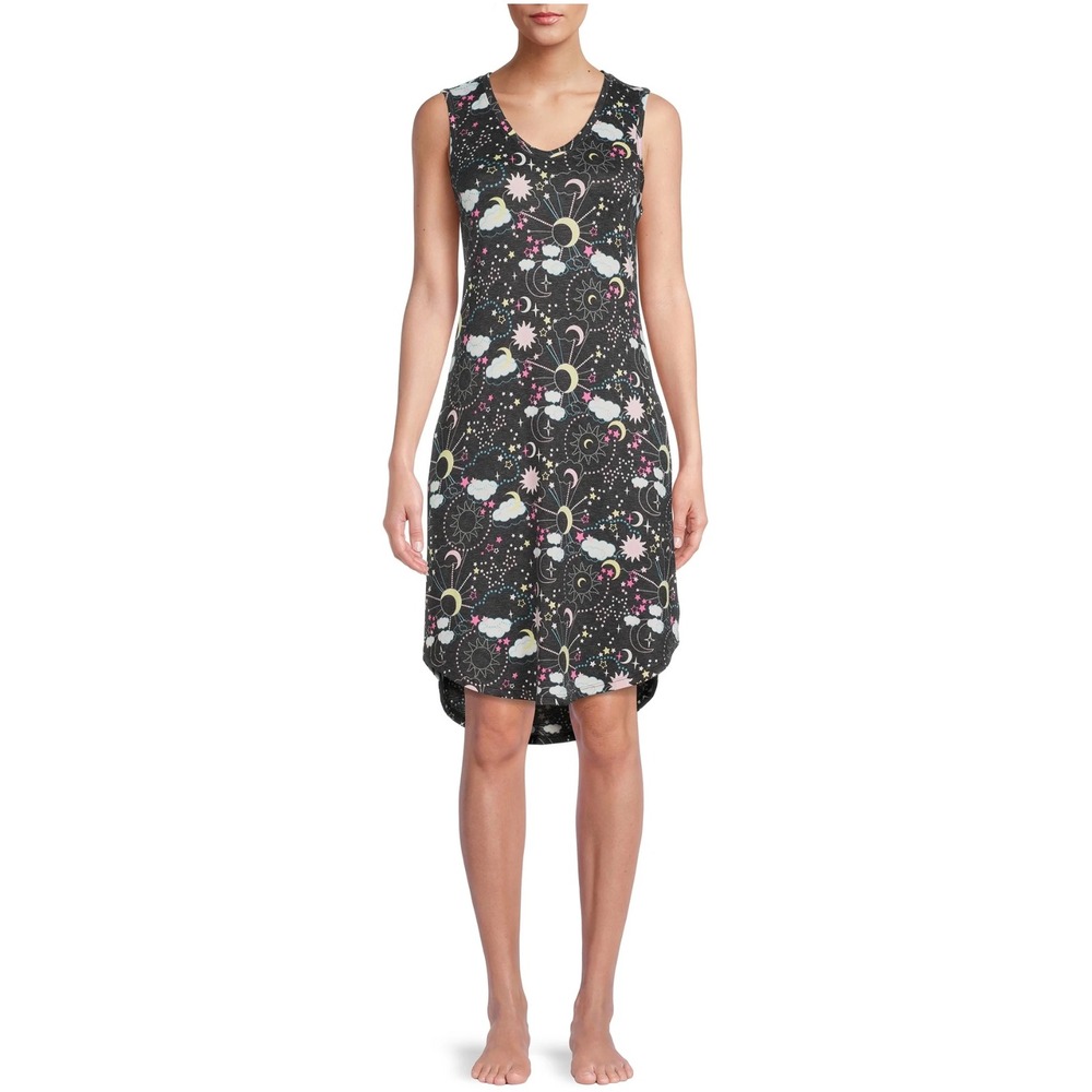 Secret Treasures Sleeveless Scoop Neck Printed Sleepshirt‎ 2X (19w-20w) NWT Soft